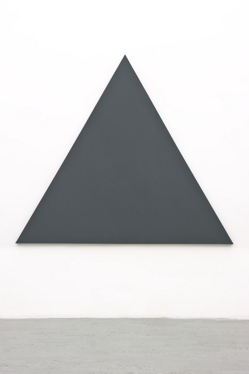 Triangle painting, 2012, acrylic on canvas, cm 195 x 225