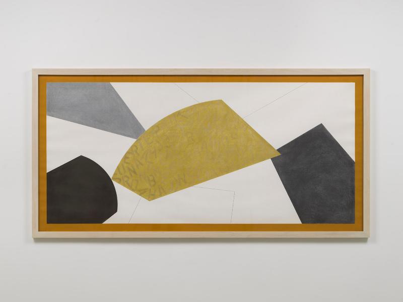 Calcutta Streets #2, 2009, pastel and graphite on paper, cm 102 x 209,5