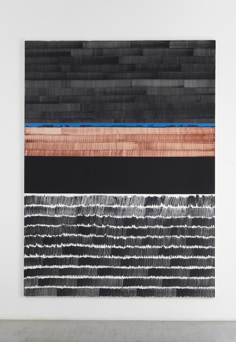 Soñé que revelabas (Grande), 2020, vinyl, dispersion and dry pigment on canvas, 305 x 227 cm