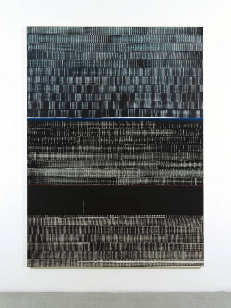 So que revelabas (Narmada), 2018, vinyl, dispersion and dry pigment on canvas, cm 275 x 203 x 6