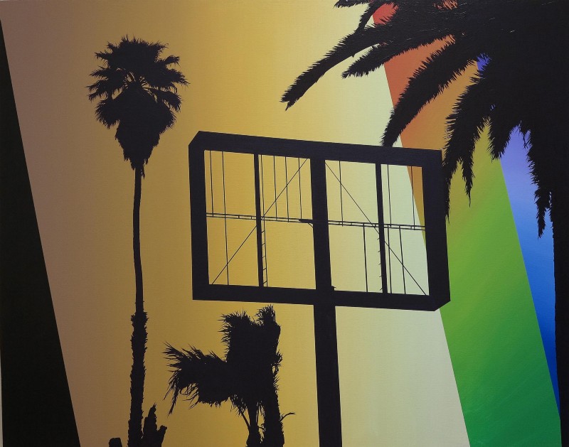 An Old Diamond Tree Casting Rainbows, 2013, acrylic on linen, cm 142,4 x 193 