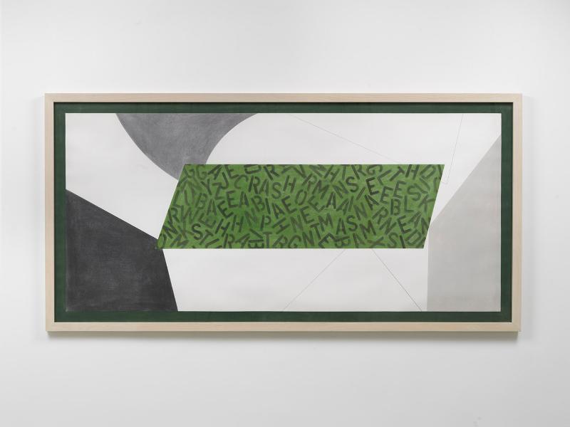 Calcutta Streets #1, 2009, pastel and graphite on paper, cm 102 x 209,5