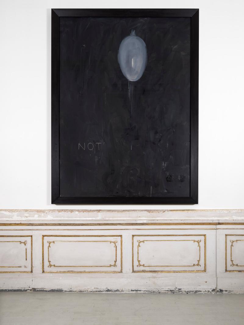 Self-portrait, 2022, olio su tela, cm 240 x 177